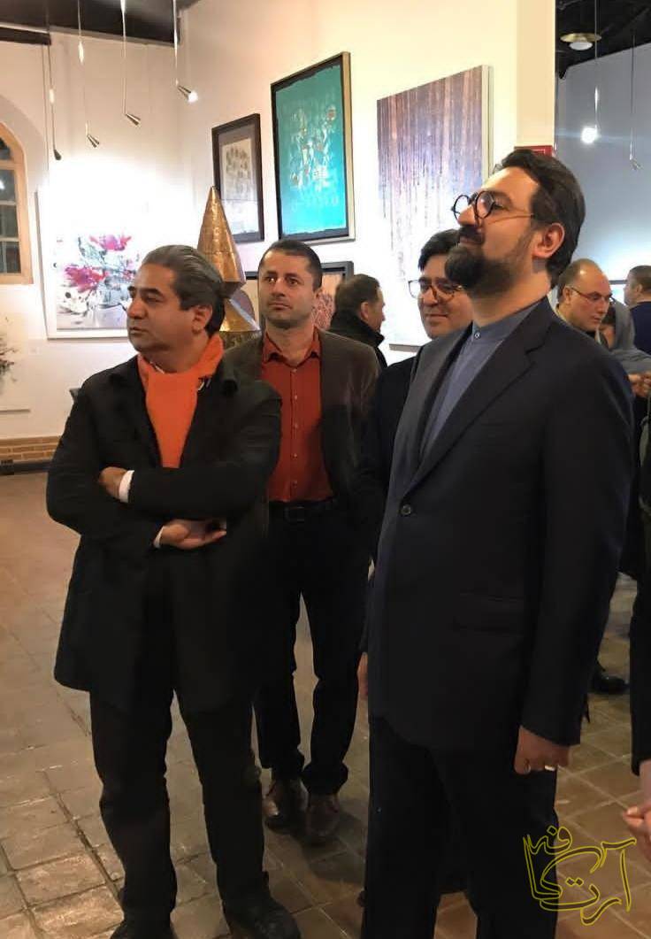 هنرهای تجسمی نمایشگاه  چهارسوی هنر  سید مجتبی حسینی   وزارت فرهنگ و ارشاد ‏اسلامی